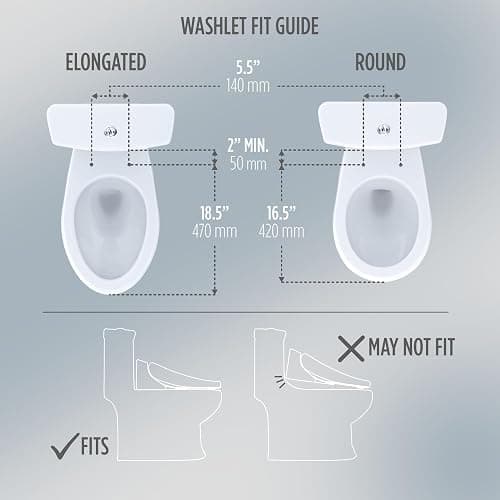 TOTO® WASHLET®+ S7A Electronic Bidet Toilet Seat with EWATER+® Bowl and Wand Cleaning, Auto Open and Close Contemporary Lid, Elongated, Cotton White - SW4736AT40#01 thumbnail 14