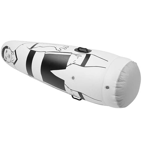 Soccer Dummy Defender, Inflatable Soccer Dummy Goalkeepr, High Protection Performance Safer Inflatable Kick Defender, Soccer Training Kick Defender for Football Game Football Training thumbnail 2