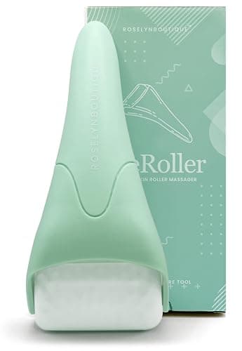 ROSELYNBOUTIQUE Ice Roller for Face Wrinkles Fine Lines Puffiness Stick Massager Facial Skin Care Tools Self Care Gifts for Men Women (Green) - Image 1