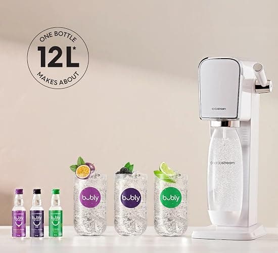 SodaStream Terra Sparkling Water Maker (White) with CO2, DWS Bottle and Bubly Drop thumbnail 10
