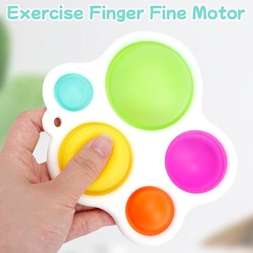 Pop It Fidget Toys, Pop It Fidget Toy Simple Press Stress Relief Toys Anxiety Relief Toys, Sensory Toy for Autism and Adult Fidget thumbnail 5