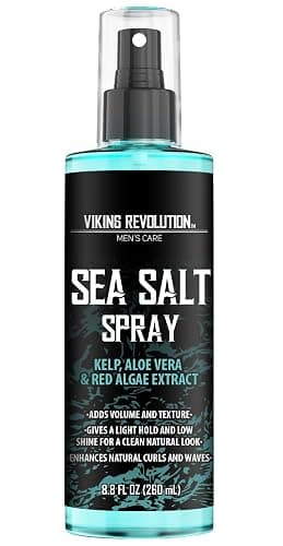 Viking Revolution Sea Salt Spray for Men - Hair Texturizing Spray with Kelp, Aloe Vera and Red Algae Extract - Surf Sprays to Add Volume and Texture for Men and Women Beach Hair - 8.8oz thumbnail 7
