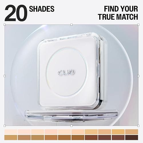 CLIO Kill Cover Founwear Cushion The Original – 20 Shades, Buildable Light to Medium Coverage, Natural Finish, Korean Makeup Foundation, Long-Lasting Skin Fit, 32C MAPLE thumbnail 3
