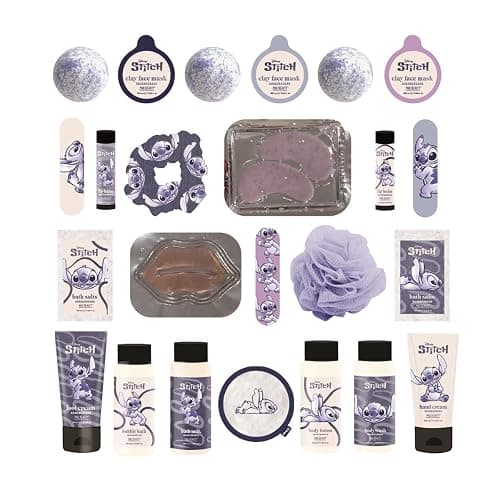 MAD Beauty Disney Stitch Advent Calendar with 24 Make-Up & Cosmetic Products | Wellness Advent Calendar for Women with Face Mask, Body Lotion, Hair Scrunchie, Christmas Calendar Beauty | Lilo & Stitch Countdown thumbnail 4