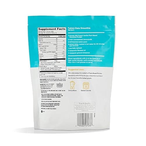 365 by Whole Foods Market, Protein Plantpowder Smoothie French Vanilla, 9 Ounce thumbnail 2