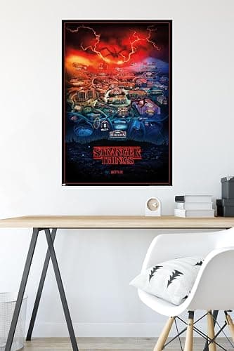 Trends International Netflix Stranger Things: Season 4 - Hawkins, Indiana Wall Poster, 22.375" x 34", Unframed Version thumbnail 4