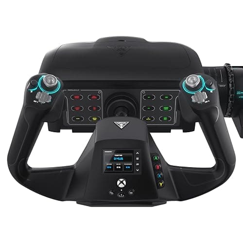 Turtle Beach VelocityOne Flight Universal Control System - Xbox Series X & Xbox Series S, Xbox One & Windows 10 & 11 PCs with Yoke Handle, Throttle Quadrant, Trim Wheel & Rudder Controls thumbnail 4