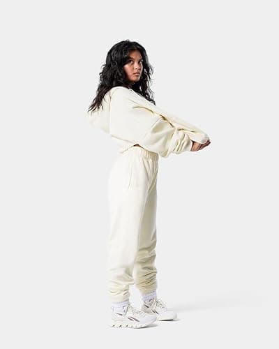 Kamo Fitness CozyTec High-Waisted Sweatpants for Women Baggy: Comfy Lounge Pants with Pockets Crafted from Soft Thick Fleece thumbnail 6