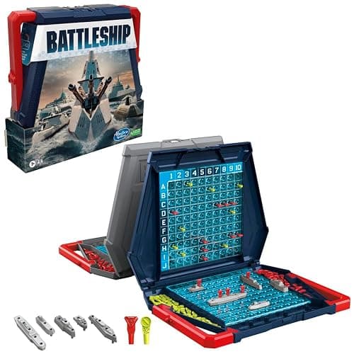 Hasbro Gaming Battleship Classic Board Game, Strategy Game For Kids Ages 7 and Up, Fun Kids Game For 2 Players, Multicolor - Image 1