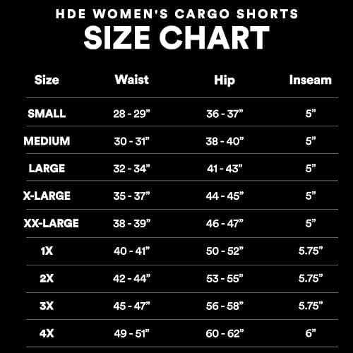 HDE Women's Cargo Shorts with Pockets High Waisted Pull On Stretch Casual Shorts thumbnail 3