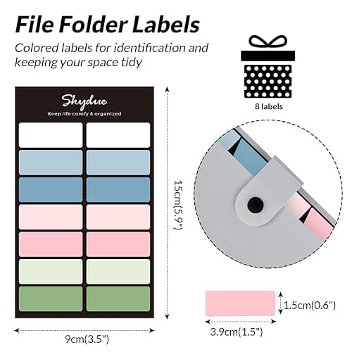 SKYDUE Accordion File Organizer, 8 Pockets Expanding File Folders, Portable Document Paper Organizer, Home College School Office Supplies, Letter Size Gray - Gray thumbnail 4