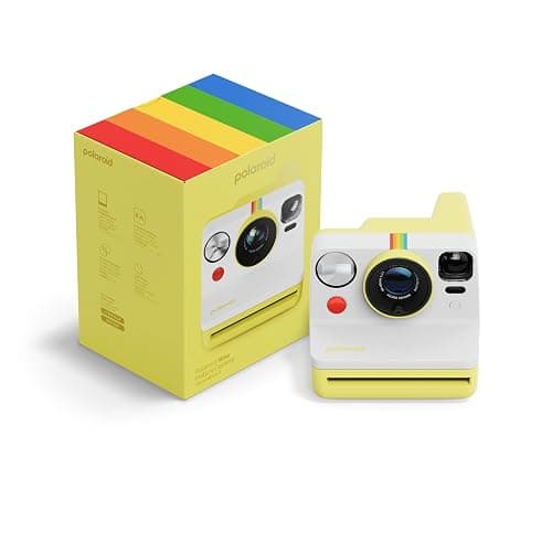 Polaroid Now 3rd Generation I-Type Instant Film Camera - Yellow - Camera Only No Film (9158) - Image 1