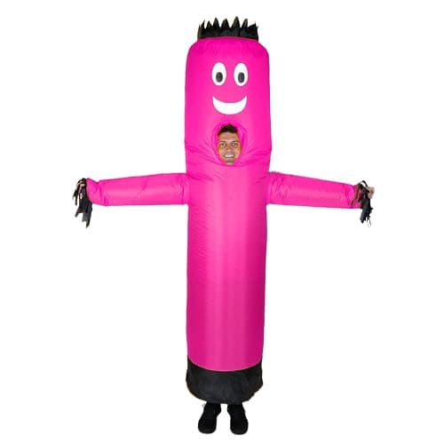LookOurWay Inflatable Tube Man Costume - Wacky Wavy Arm Guy Funny Inflatable Halloween Costume for Adults thumbnail 6