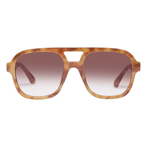 AIRE Whirlpool Sunglasses - Vintage Tort, Aviator, Unisex, 70s Hollywood Style thumbnail 2