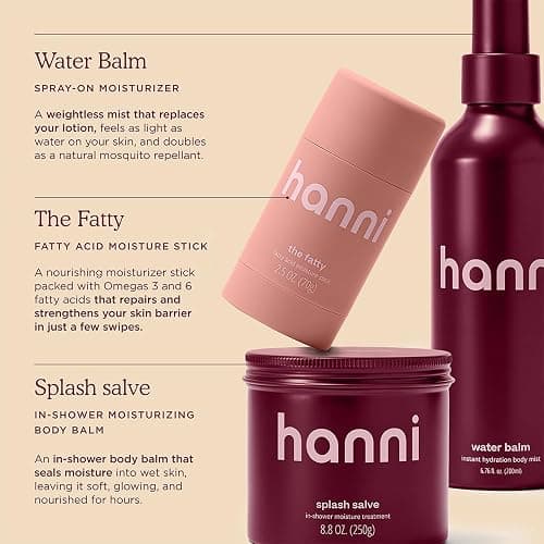 HANNI Gift Set Trio | Including Splash Salve, Water Balm & Fatty, Moisturizing and Hydrating Best Sellers thumbnail 2
