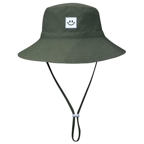 MaxNova Baby Sun Hat Smile Face UPF 50+ Toddler Bucket Hat for Boys Girls 0-7 Years thumbnail 2