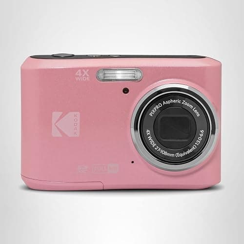 Kodak PIXPRO FZ45 16MP Point and Shoot Digital Camera with 4X Optical Zoom - Compact 27mm Wide Angle Lens for Clear Photos - 2.7 Inch LCD Screen for Families and Travelers - Pink thumbnail 4