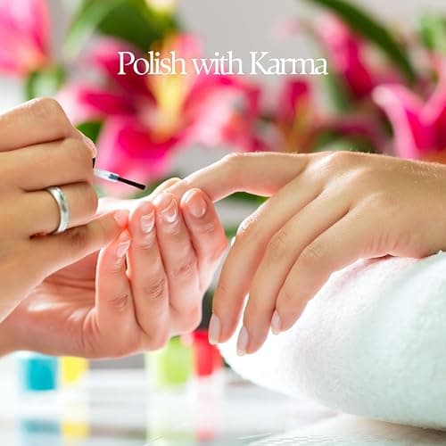 Karma Organic Natural Nail Polish-Non-Toxic Nail Art, Vegan and Cruelty-Free Nail Paint (French White) thumbnail 7
