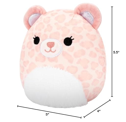 Squishmallows Original 5in Phaedra The Pink Leopard – Official Ja.zwares Plush (Little) thumbnail 3