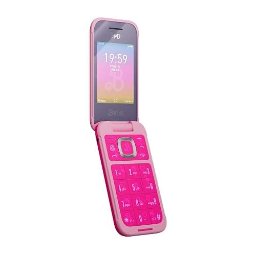 HMD Barbie | Flip | Unlocked | KaiOS | Power Pink | US Version thumbnail 2