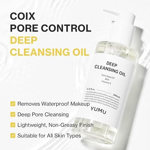 YUMU Double Cleansing Duo Set, Gentle Face Wash & Pore Control Cleansing Oil, Hydrating, Korean Skin Care thumbnail 4