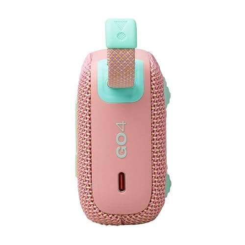 JBL GO 4 Speaker Bluetooth Portatile, Altoparlante Wireless con Design Compatto, Waterproof e Resistenza alla Polvere IP67, fino a 7 h di Autonomia, USB, Compatibile con App JBL Portable, Rosa thumbnail 7