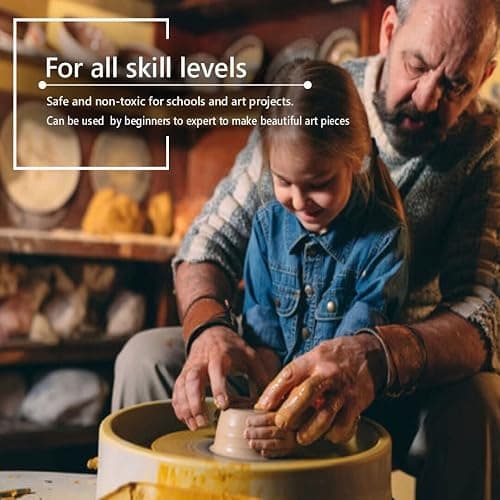 Old Potters Mid High Fire White Stoneware Clay for Pottery | Cone 5-10 | Ideal for Wheel Throwing, Hand Building, Sculpting | Great for All Skill Levels | Greenware Clay, 10 lbs. thumbnail 4