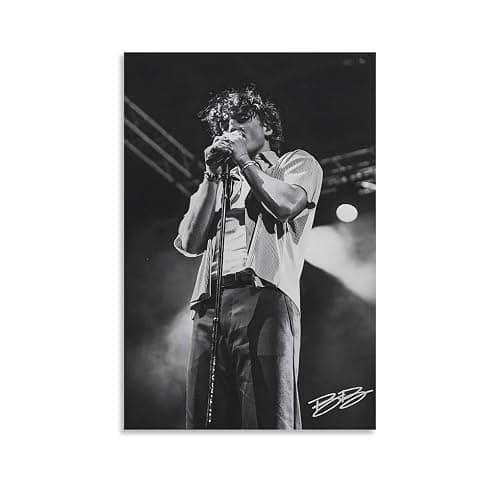 CZNBYYDSJH Benson Boone Poster Vintage Music Singer Canvas Wall Art Aesthetic Decorative Painting Living Room,Cafes, Restaurants And Hotelsstyle 12x18inch(30x45cm) - Image 1