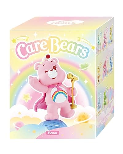 MINISO Care Bears Healing Planet Series Blind Box Soft Vinyl Toy Cute Mystery Animal Figurines, Collectible Surprise Gift Figure Model Random Design for Home Decor Birthday Gifts, Single Box - Image 1