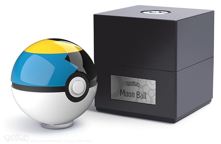 The Wand Company Original Poké Ball Authentic Replica - Realistic, Electronic, Die-Cast Poké Ball with Display Case Light Features – Officially Licensed by Pokémon thumbnail 5