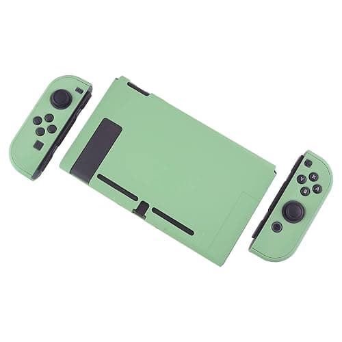 eXtremeRate PlayVital Back Cover for Nintendo Switch Console,Joycon Handheld Controller Separable Protector Hard Shell,Dockable Protective Case for Nintendo Switch - Matcha Green (NOT for Switch 2) thumbnail 8