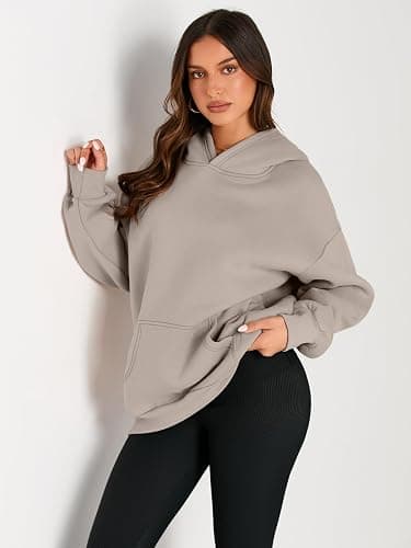 EFAN Womens Hoodies Oversized Sweatshirts Pullover Fleece Sweaters Long Sleeve Winter Fall Outfits Fashion Y2k Clothes thumbnail 2