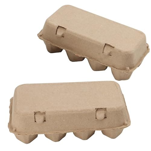 SOUJAP 30 Pack 8 Count Egg Cartons Bulk, Cardboard Pulp Egg Cartons Storage Containers thumbnail 6