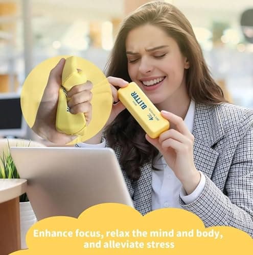 Squishy Toy,Slow Rising Dumpling Squishy Butter Squeeze Toy Sensory Stress Relief Squishies Soft & Stretchy Fidget Toys for Anxiety Relief Party Favors（2PCS ） thumbnail 5