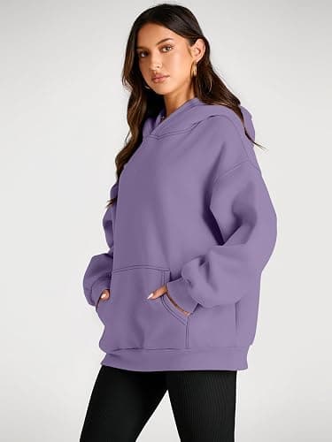 Trendy Queen Womens Oversized Hoodies Fleece Sweatshirts Fall Fashion Pullover Sweaters Winter Clothes thumbnail 3