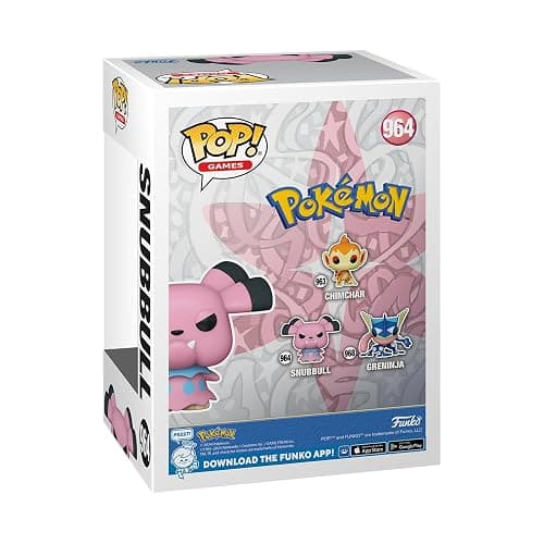 Funko Pop Games: Pokemon - Snubbull - Collectable Vinyl Figure - Gift Idea - Official Merchandise - Toys for Kids & Adults - Video Games Fans - Model Figure for Collectors and Display thumbnail 3