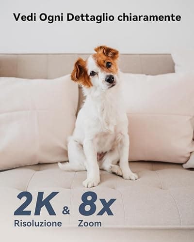 Imou 3K Telecamera WiFi Interno con One-Touch Chiamata, 5MP Videocamera Sorveglianza con Crociera Automatica, Rilevamento AI Umano/Animali, Visione Notturna a Colori, Modalità Privata, 2,4/5GHz thumbnail 8