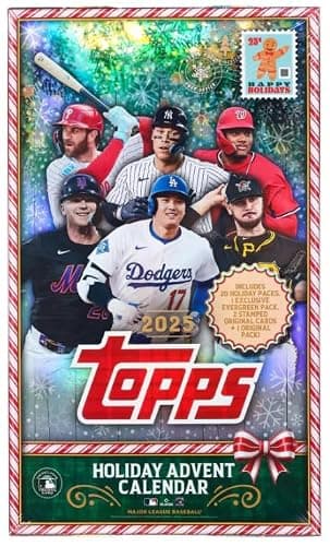 New 2025 Topps Holiday Baseball Trading Cards - Advent Calendar - Image 1