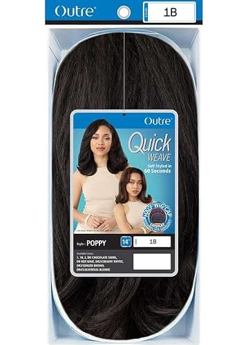 Outre Quick Weave Synthetic Half Wig - Poppy (DR CHOCOLATE SWIRL) thumbnail 8