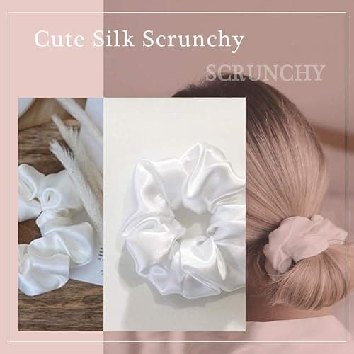 silk scrunchies - bright coffee thumbnail 8