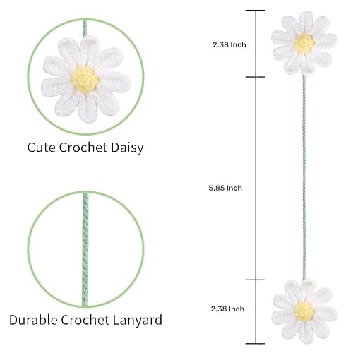 crochet flower for car thumbnail 3