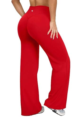 OQQ Yoga Pants Women High Waist Stretch Casual Soft Straight Leg Bottoms - Image 1