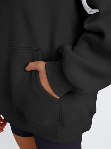Trendy Queen Womens Oversized Hoodies Color Block Fall Fashion 2025 Casual Long Sleeve Sweatshirts Y2k Winter Clothes thumbnail 5