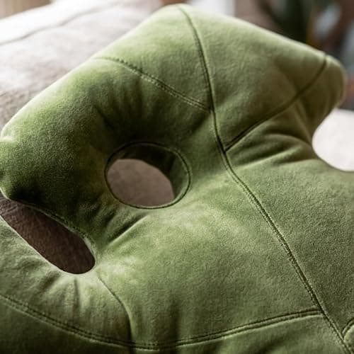 Green Philosophy Co. Monstera Leaf™ Pillow - Mossy Earth - Large Soft Plant-Shaped Plush Cushion for Couch, Bed, or Reading Nook - Cute & Unique Nature-Inspired Decor Throw Pillow thumbnail 10