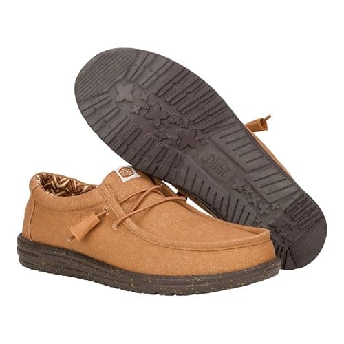 HEYDUDE Men’s Wally Stretch Canvas Loafers | Comfortable Lightweight Slip-On Shoes for Men | Casual Walking, Travel & Everyday Comfort thumbnail 8