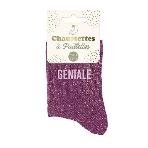 STC Chaussettes paillettes geniale thumbnail 3