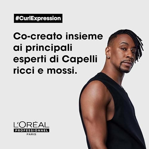 L'Oréal Professionnel Paris Crema-in-Mousse, Multi-Beneficio 10-in-1, Per Capelli Ricci e Voluminosi, Arricchita con Glicerina, Urea H e Semi di Ibisco, Serie Expert Curl Expression, 250 ml thumbnail 9