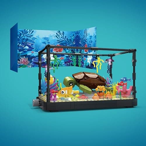 Maxiryx Fish Tank Building Set, Turtle Aquarium Model with Corals and Water Plants, Educational Toys for Boys Girls Aged 8+, 742pcs thumbnail 2