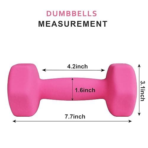 Balelinko Home Gym Equipment Workouts Strength Training Weight Loss Pilates Weights Yoga Sets Weights for Women, Men, Seniors and Youth thumbnail 2