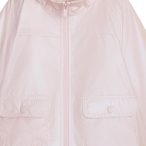 Carter's Toddler & Little Girls' Lightweight Fleece Lined Hooded Raincoat Rain Jacket - 5-6 - Pink thumbnail 4